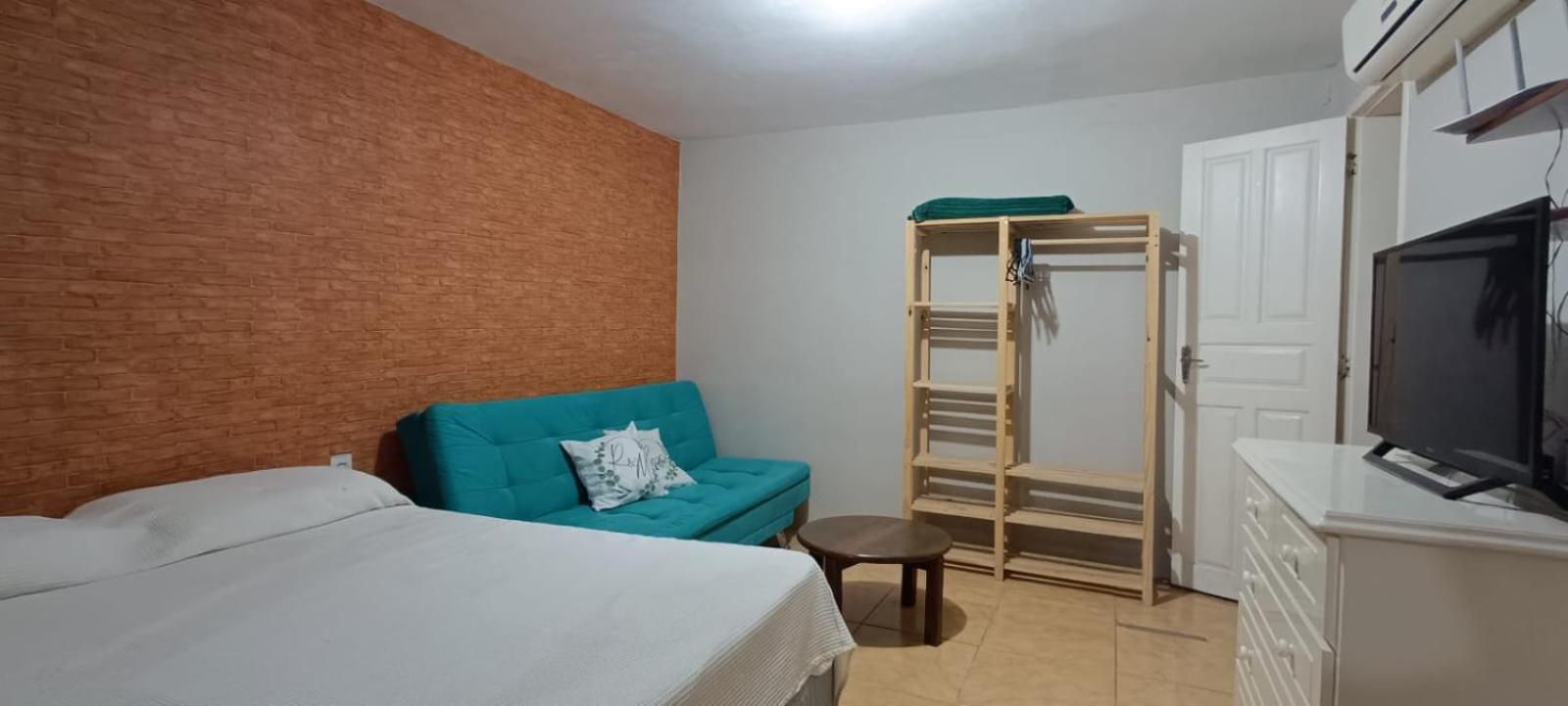 Apartamento Terreo Com Ar Condicionado E 2 Suites Bem Localizado 가로파바 외부 사진
